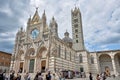 Scenic view of the Duomo in Siena, Italy