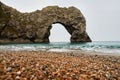 Scenic view of Durdle Door in the sea in Dorset, England Royalty Free Stock Photo