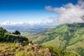 Scenic view from The Edge over Tyhume Valley and Amathola Mountains in Hogsback , Eastern Cape, South Africa Royalty Free Stock Photo