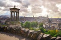 Scenic view of Edinburgh skyline, Scotland