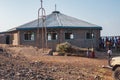 Scenic view of El Molo catholic church in Loiyangalani District, Turkana County, Kenya