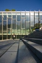 The scenic view of EWHA Woman University against the blue sky background