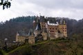 Scenic view of the famous Burg Eltz Castle in Wierschem, Germany Royalty Free Stock Photo