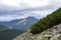 Scenic view of famous Dovbushanka mountain at Yaremche, Carpathian, Ukraine Royalty Free Stock Photo