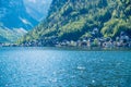 Scenic view of the famous Hallstatt mountains