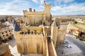 Scenic view of the famous Olite castle, Navarra, Spain Royalty Free Stock Photo