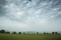 Scenic view of fields in the Cotswold, England Royalty Free Stock Photo