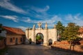 Scenic view of First Gates of Alba Carolina Citadel, Alba Iulia, Romania