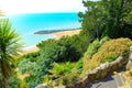 Scenic view of Folkestone seafront England Royalty Free Stock Photo