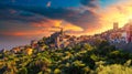 Scenic view in Forza d`Agro, picturesque town in the Province of Messina, Sicily, southern Italy. Forza d`Agro, Sicilian Royalty Free Stock Photo