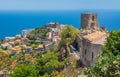 Scenic view in Forza d`AgrÃÂ², picturesque town in the Province of Messina, Sicily, southern Italy.