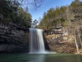 Scenic view of Foster Falls in Tennessee Royalty Free Stock Photo