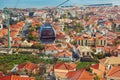 Scenic view of Funchal cable car, Madeira, Portugal Royalty Free Stock Photo