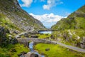 Scenic view of Gap of Dunloe, County Kerry, Ireland Royalty Free Stock Photo