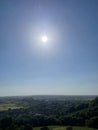 Scenic view from Glastonbury Tor Royalty Free Stock Photo