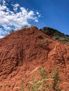 Scenic view at Gloss Mountain State Park in Oklahoma Royalty Free Stock Photo