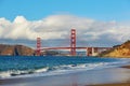 Scenic view of Golden Gate bridge in San Francisco, California, USA Royalty Free Stock Photo