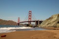 Scenic view of Golden Gate Bridge in San Francisco, USA Royalty Free Stock Photo