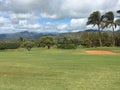 A Scenic View on the Golf Course from the 8th Hole Royalty Free Stock Photo