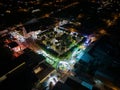 Scenic view of Gomez Farias, Michoacan, Mexico at night