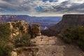 Scenic view of the Grand Canyon and Colorado River, in the Grand Canyon National Park Royalty Free Stock Photo