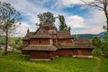 Scenic view of Greek Catholic wooden church of Ascension of Our Lord Church, UNESCO, Yasinia, Ukraine