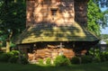 Scenic view of Greek Catholic wooden Mother of God church, UNESCO, Chotyniec, Poland Royalty Free Stock Photo