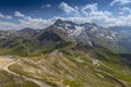 Scenic view of Grossglockner Hochalpenstrasse the high Alpine Road Pass in Austria Royalty Free Stock Photo