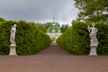 Scenic view of the Grotto pavilion in the Kuskovo estate, Moscow Royalty Free Stock Photo