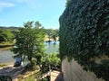 Scenic view of the Guadalupe River in the Louise Hays Park, Kerrville