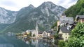 Scenic view of Hallstadt, Austria, capturing its beauty Royalty Free Stock Photo