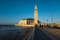 scenic view of Hassan ii mosque in front of the sea - Casablanca, Morocco