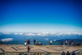 A scenic view of Heaven on earth, Fansipan highest mountain s Royalty Free Stock Photo