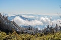 A scenic view of Heaven on earth, Fansipan highest mountain s Royalty Free Stock Photo