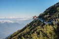 A scenic view of Heaven on earth, Fansipan highest mountain s Royalty Free Stock Photo