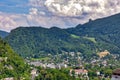 Aerial view in Salzburg, Austria