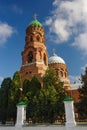 Scenic view of histirical Ascension Church in Trostyanets, Ukraine