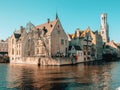 Historic city of Brugge, Flanders, Belgium. Royalty Free Stock Photo
