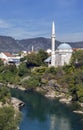 Scenic view of the historic city of Mostar, Bosnia