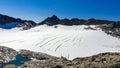 Scenic view on Hoher Sonnblick glacier in High Tauern mountains in Carinthia, Salzburg, Austria, Europe, Alps. Goldbergkees in