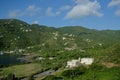 Scenic View of Houses on Mountain, Coral Bay, USVI