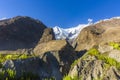 Scenic view of Hunza Valley in summer Royalty Free Stock Photo