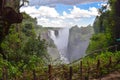 The iconic Mosi-Oa-Tunya waterfall aka Victoria Falls, Zimbabwe