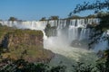 Scenic view of Iguazu Falls as seen from the Argentinian side Royalty Free Stock Photo