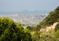 Scenic view of Imabari city and Seto Inland Sea