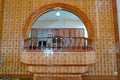 Scenic view of the Imam's praying section at Gaddafi National Mosque in Kampala City, Uganda Royalty Free Stock Photo