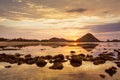 Scenic view at Indian ocean at Indonesia, Lombok island