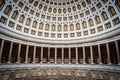 Scenic view of the interior of the Hall of Liberation in Kelheim, Bavaria Royalty Free Stock Photo