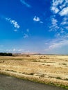 Scenic view Israeli desert Royalty Free Stock Photo