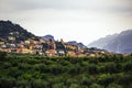 Scenic view of an italian countryside village on the Valpolicella Hills, Sant`Ambrogio di Valpolicella, Veneto, Italy Royalty Free Stock Photo
